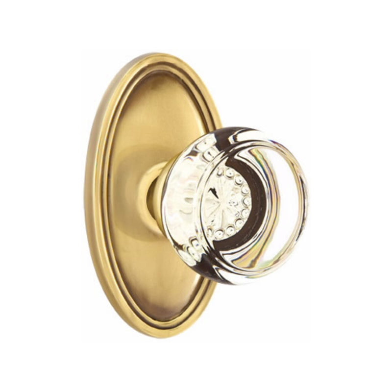 Emtek Georgetown Knob With Oval Rosette