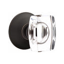 Emtek Windsor Knob Concealed Screws with Modern Rosette