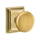 Emtek Providence Knob With Wilshire Rosette
