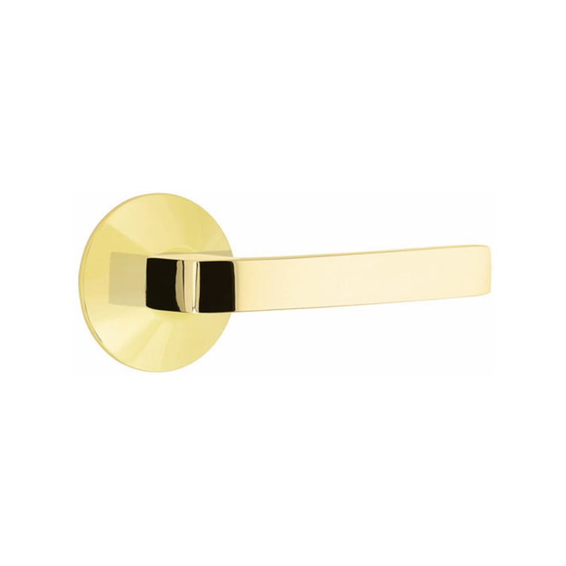 EMTEK Breslin Lever Concealed Screws with Modern Rosette