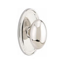 Emtek Egg Knob Concealed Screws With Oval Rosette
