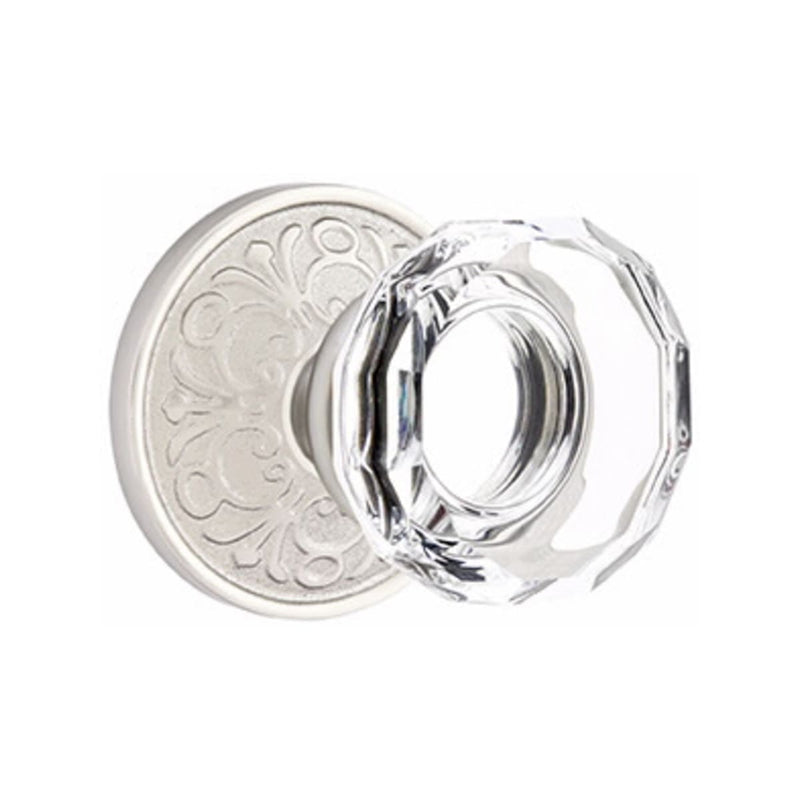 Emtek Lowell Knob Concealed Screws With Lancaster Rosette