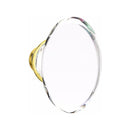 Emtek F13 Function Lugano Mortise Handleset with Hampton Glass Knob