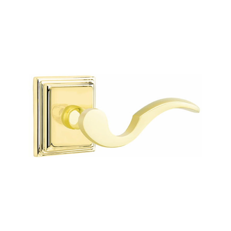 Emtek Cortina Lever Concealed Screws with Wilshire Rosette