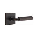Emtek Select R-BAR Faceted Lever Concealed Screws with Square Rosette