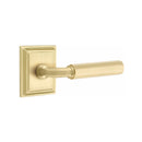 Emtek Select R-BAR Faceted Lever Concealed Screws with Wilshire Rosette