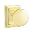 Emtek Providence Knob With Wilshire Rosette