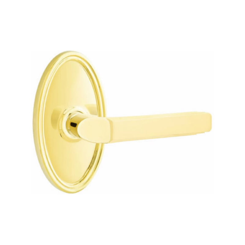 Emtek Milano Lever Concealed Screws with Oval Rosette
