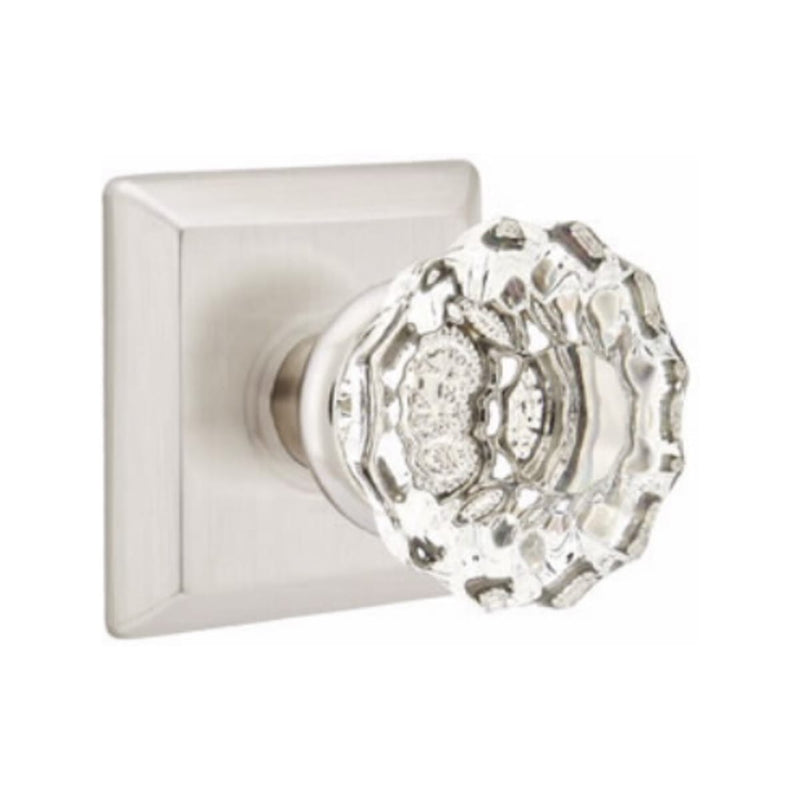 Emtek Astoria Knob Concealed Screws With Quincy Rosette