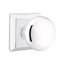 Emtek Providence Knob Concealed Screws With Quincy Rosette