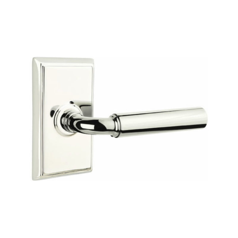 Emtek Manning Lever Concealed Screws with Rectangular Rosette