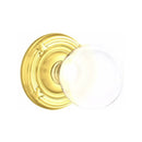 Emtek Bristol Knob Concealed Screws With Ribbon & Reed Rosette