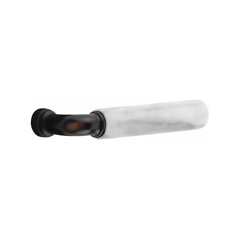 Emtek Modern Style Electronic Keypad Handle Set with Select R-Bar White Marble Lever