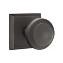Emtek Sandcast Bronze Butte Knob Concealed Screws with