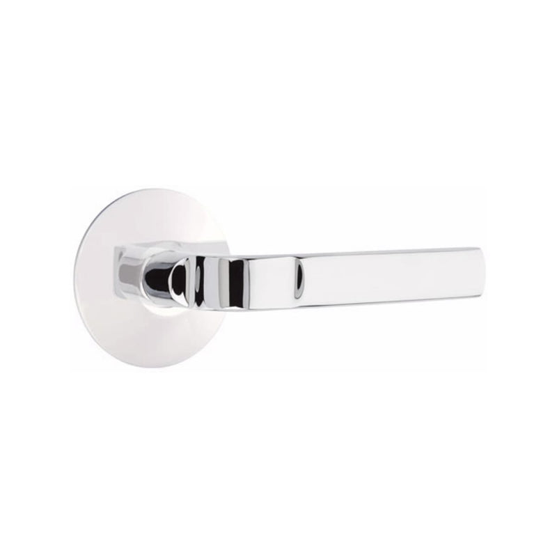 EMTEK Aston Lever Concealed Screws with Modern Rosette