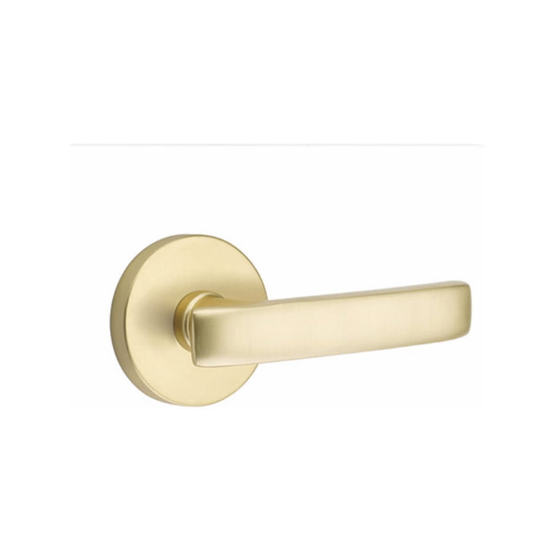 EMTEK Geneva Lever Concealed Screws with Disk Rosette