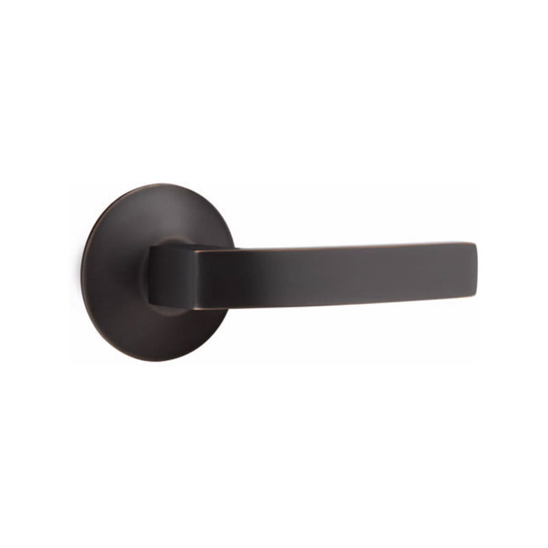 EMTEK Breslin Lever Concealed Screws with Modern Rosette