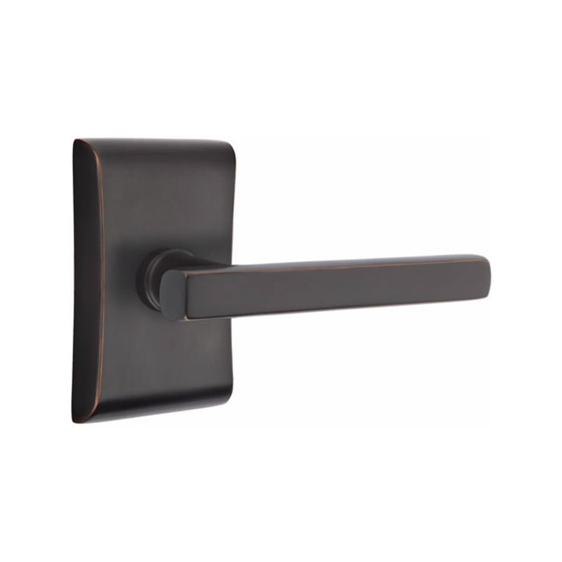 EMTEK Freestone Lever with Neos Rosette