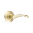 Emtek Triton Lever with Modern Rosette Concealed Screws