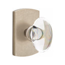 Emtek Glass Hampton Knob Concealed Screws with