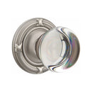 Emtek Providence Knob Concealed Screws With Ribbon & Reed Rosette