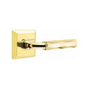 Emtek Select R-BAR Tribeca Lever Concealed Screws with Quincy Rosette