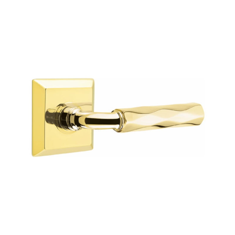 Emtek Select R-BAR Tribeca Lever Concealed Screws with Quincy Rosette