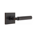 Emtek Select R-BAR Knurled Lever Concealed Screws with Square Rosette