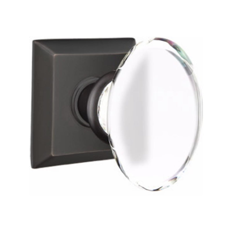 Emtek Hampton Knob With Quincy Rosette