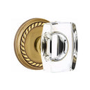 Emtek Windsor Knob Concealed Screws With Rope Rosette