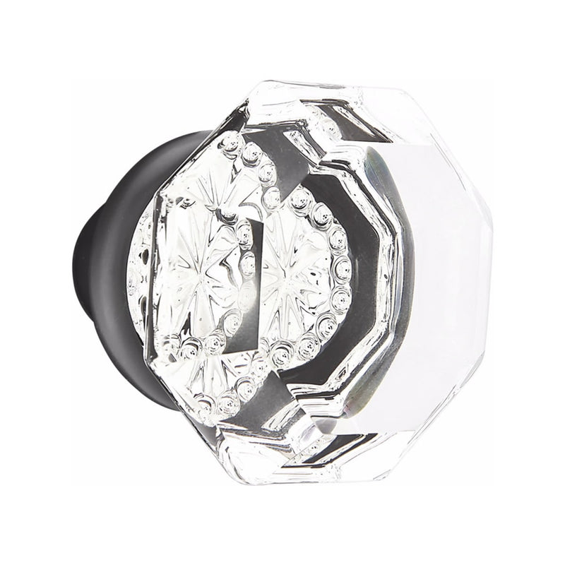 Emtek F13 Function Adelaide Mortise Handleset with Old Town Glass Knob