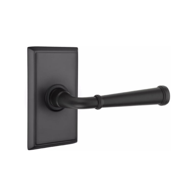 Emtek Merrimack Lever Concealed Screws with Rectangular Rosette