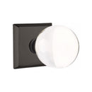 Emtek Glass Bristol Knob Concealed Screws with