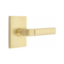 EMTEK Aston Lever Concealed Screws with Modern Rectangular Rosette
