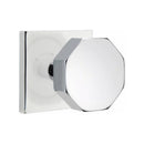 Emtek Octagon Concealed Screws Knob with Square Rosette