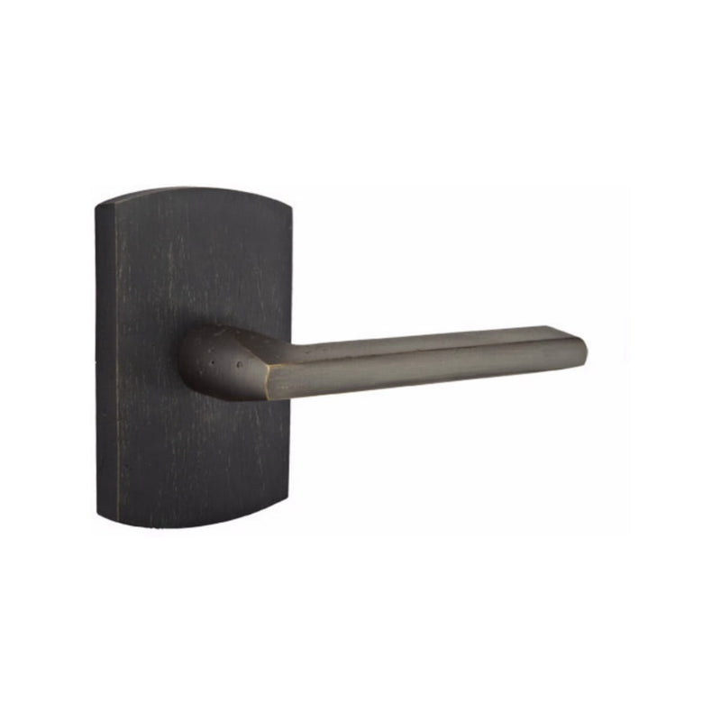 Emtek Sandcast Bronze Lariat Lever Concealed Screws with