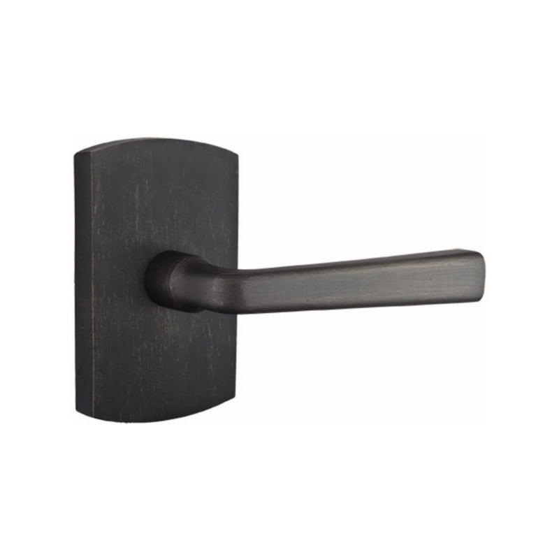 Emtek Sandcast Bronze Cimarron Lever Concealed Screws with