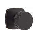 Emtek Select Conical Straight Knurled Knob Concealed Screws with Urban Modern Rosette