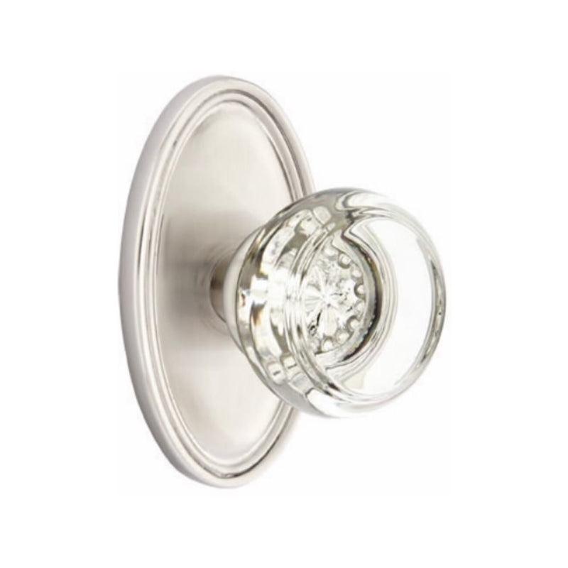 Emtek Georgetown Knob With Oval Rosette