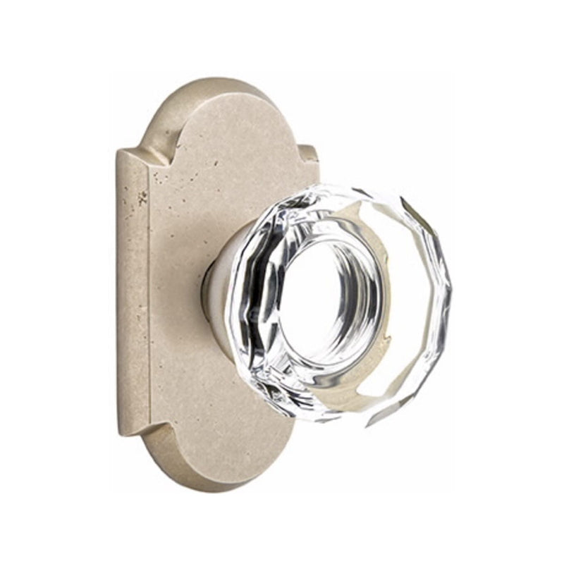 Emtek Glass Lowell Knob Concealed Screws with