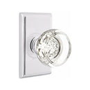 Emtek Georgetown Knob Concealed Screws With Rectangular Rosette