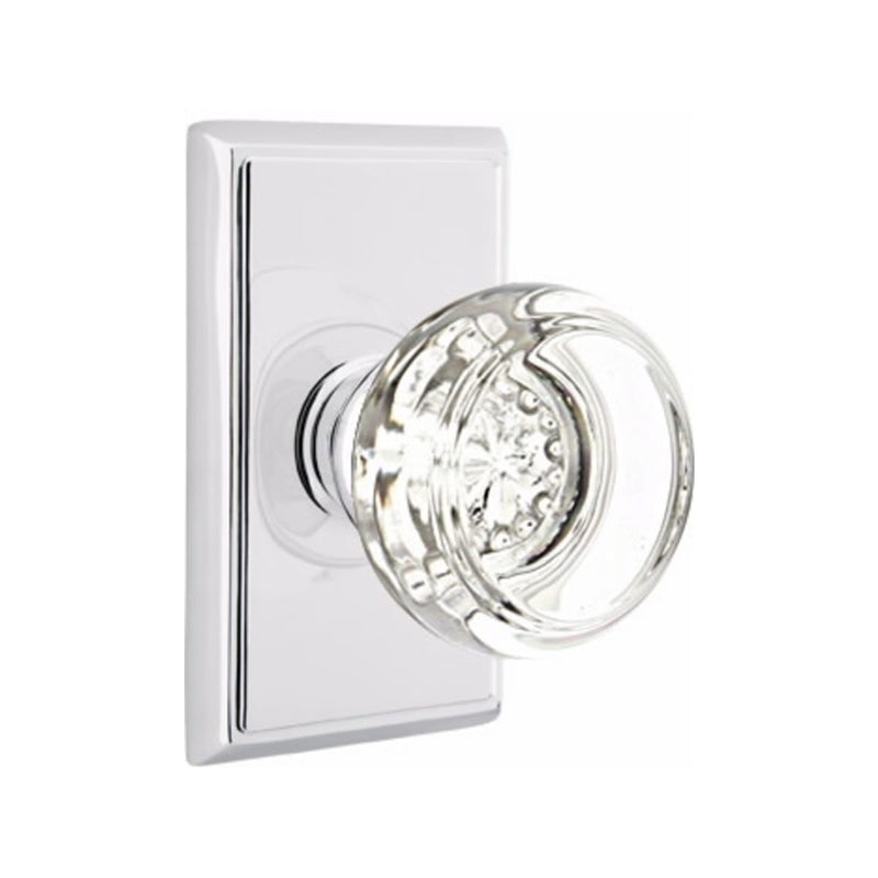 Emtek Georgetown Knob With Rectangular Rosette