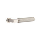 Emtek F20 Function Brisbane Mortise Handleset with Select L-Square Straight Knurled Lever