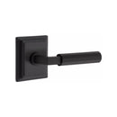 Emtek Select L-Square Faceted Lever Concealed Screws with Wilshire Rosette