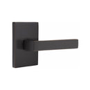 EMTEK Dumont Lever with Modern Rectangular Rosette