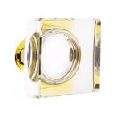 Emtek EMTouch Classic Style Electronic Keypad Handle Set with Modern Square Glass Knob