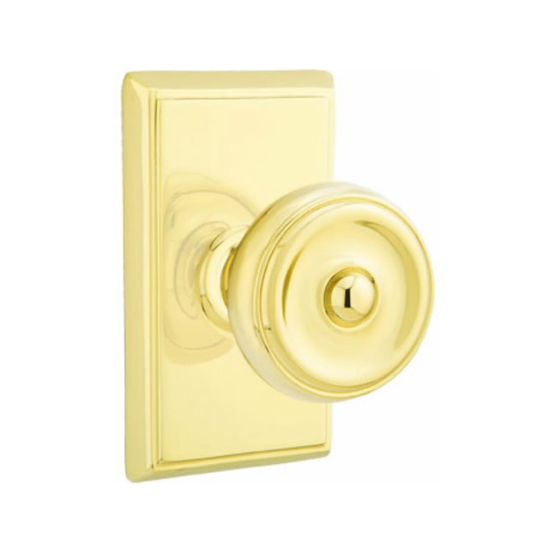 Emtek Waverly Knob With Rectangular Rosette