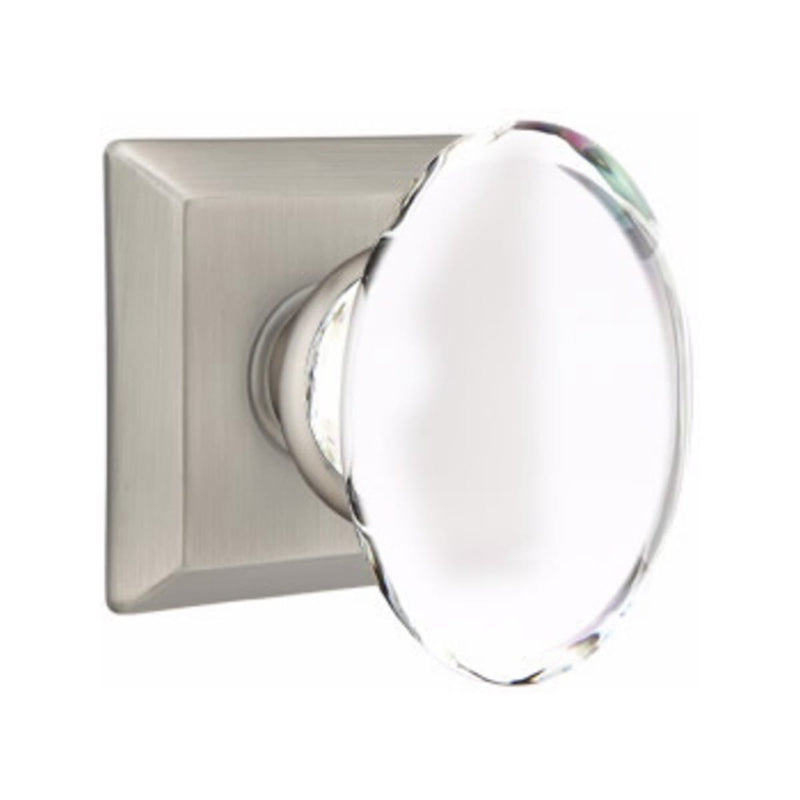 Emtek Hampton Knob With Quincy Rosette