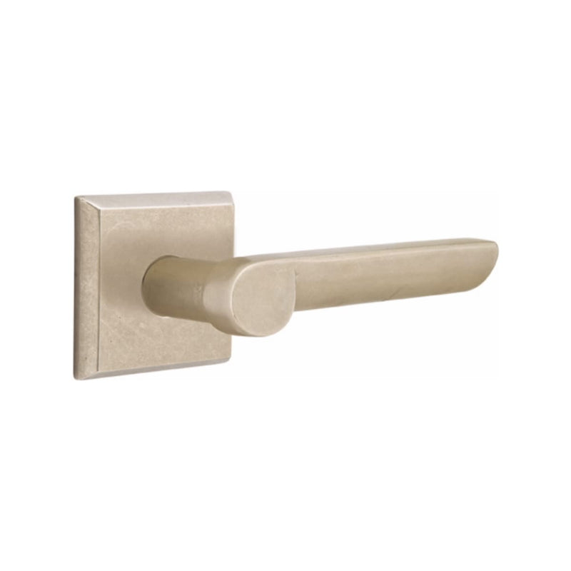 Emtek Sandcast Bronze Aurora Lever Concealed Screws with