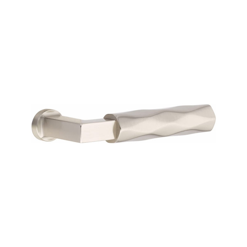 Emtek Modern Rectangular Single Point Lock with L Square Key in Tribeca Lever